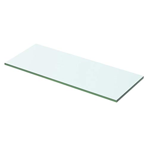 KTHLBRH Regale für Wände Schweberegale Regale Wand Regalbrett - Regalböden 2 STK. Glas Transparent 50x15 cm für Büro Wohnzimmer Balkon Küchen von KTHLBRH
