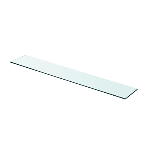 KTHLBRH Regale für Wände Schweberegale Regale Wand Regalbrett - Regalböden 2 STK. Glas Transparent 80x12 cm für Büro Wohnzimmer Balkon Küchen KTHLBRH Regale für Wände Schweberegale Regale Wand Regalbrett - Regalböden 2 STK. Glas Transparent 80x12 cm für Büro Wohnzimmer Balkon Küchen von KTHLBRH