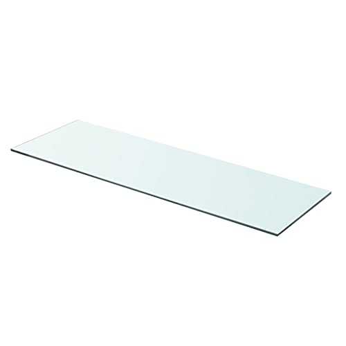 KTHLBRH Regale für Wände Schweberegale Regale Wand Regalbrett - Regalböden 2 STK. Glas Transparent 80x25 cm für Büro Wohnzimmer Balkon Küchen von KTHLBRH