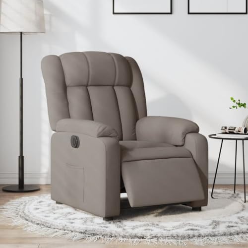 KTHLBRH Relaxsessel Elektrisch Taupe Stoff Bürostuhl Stuhl für Schlafzimmer Büro von KTHLBRH