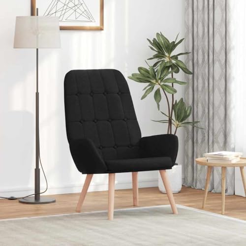 KTHLBRH Relaxsessel Schwarz Stoff Wohnzimmerstuhl Wohnzimmersessel für Wohnzimmer Schlafzimmer KTHLBRH Relaxsessel Schwarz Stoff Wohnzimmerstuhl Wohnzimmersessel für Wohnzimmer Schlafzimmer von KTHLBRH