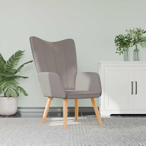 KTHLBRH Relaxsessel Taupe Stoff Sitzmöbel Wartezimmersessel für Schlafzimmer Hotel KTHLBRH Relaxsessel Taupe Stoff Sitzmöbel Wartezimmersessel für Schlafzimmer Hotel von KTHLBRH