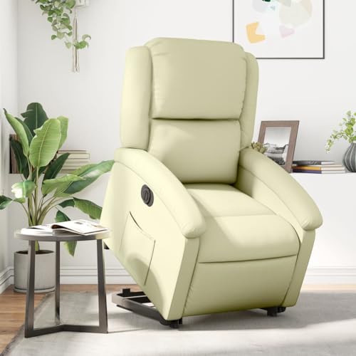 KTHLBRH Relaxsessel mit Aufstehhilfe Elektrisch Creme Echtleder Wohnzimmersessel Lesesessel für Hotel Wohnzimmer KTHLBRH Relaxsessel mit Aufstehhilfe Elektrisch Creme Echtleder Wohnzimmersessel Lesesessel für Hotel Wohnzimmer von KTHLBRH