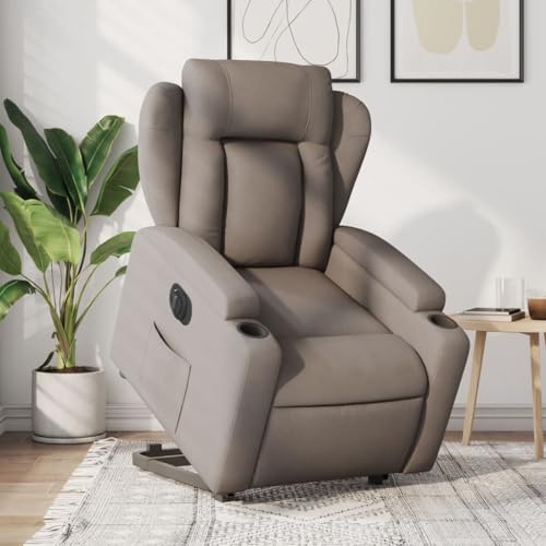 KTHLBRH Relaxsessel mit Aufstehhilfe Elektrisch Taupe Stoff Küchenstuhl Wohnzimmerstuhl für Wohnzimmer Schlafzimmer KTHLBRH Relaxsessel mit Aufstehhilfe Elektrisch Taupe Stoff Küchenstuhl Wohnzimmerstuhl für Wohnzimmer Schlafzimmer von KTHLBRH