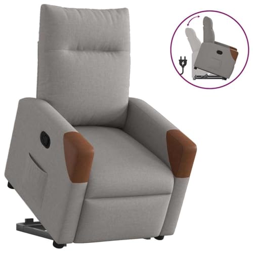 KTHLBRH Relaxsessel mit Aufstehhilfe Taupe Stoff Wohnzimmerstuhl Schlafzimmerstuhl für Hotel Schlafzimmer KTHLBRH Relaxsessel mit Aufstehhilfe Taupe Stoff Wohnzimmerstuhl Schlafzimmerstuhl für Hotel Schlafzimmer von KTHLBRH