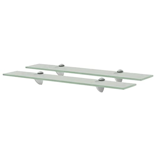 KTHLBRH Schweberegale 2 STK. Glas Dekoratives Wandregal Pflanzenregal für Büro Bad 60x20 cm 8 mm KTHLBRH Schweberegale 2 STK. Glas Dekoratives Wandregal Pflanzenregal für Büro Bad 60x20 cm 8 mm von KTHLBRH