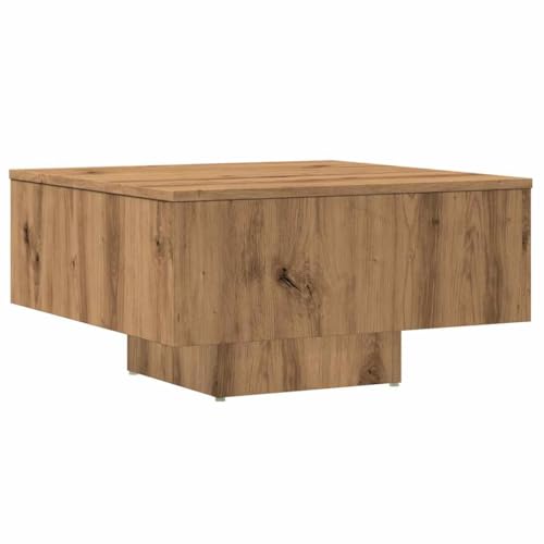 KTHLBRH Side Table Couchtisch Klein Balkon Tisch Wohnzimmer Tisch für Couch - Couchtisch Artisan-Eiche 60x60x31,5 cm Holzwerkstoff für Schlafzimmer Wohnzimmer Balkon Garten KTHLBRH Side Table Couchtisch Klein Balkon Tisch Wohnzimmer Tisch für Couch - Couchtisch Artisan-Eiche 60x60x31,5 cm Holzwerkstoff für Schlafzimmer Wohnzimmer Balkon Garten von KTHLBRH