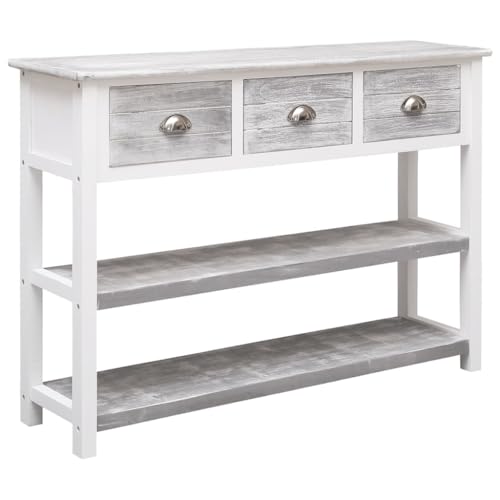 KTHLBRH Sideboard Antik-Grau Schrank kleiderschrank for Schlafzimmer Büro 108x30x76 cm Massivholz Paulownia KTHLBRH Sideboard Antik-Grau Schrank kleiderschrank for Schlafzimmer Büro 108x30x76 cm Massivholz Paulownia von KTHLBRH