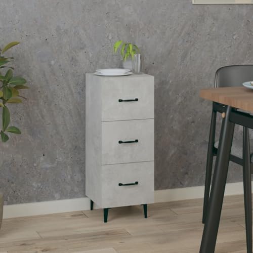 KTHLBRH Sideboard Betongrau gartenschrank kleiderschrank for Schlafzimmer Büro 34,5x34x90 cm Holzwerkstoff KTHLBRH Sideboard Betongrau gartenschrank kleiderschrank for Schlafzimmer Büro 34,5x34x90 cm Holzwerkstoff von KTHLBRH