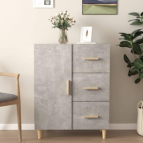 KTHLBRH Sideboard Betongrau kleiderschrank kommoden for Innenraum Schlafzimmer 69,5x34x90 cm Holzwerkstoff KTHLBRH Sideboard Betongrau kleiderschrank kommoden for Innenraum Schlafzimmer 69,5x34x90 cm Holzwerkstoff von KTHLBRH
