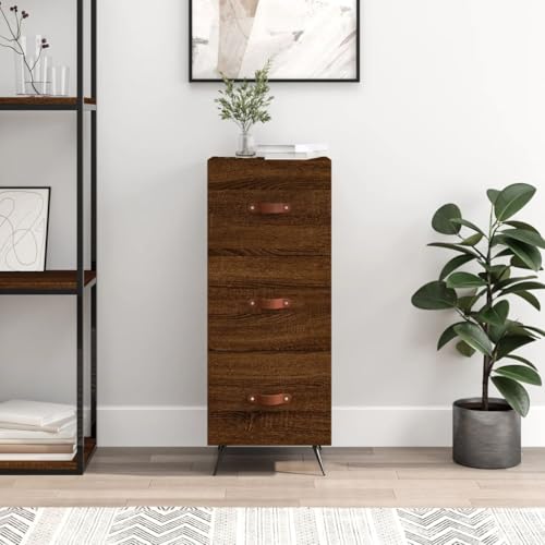 KTHLBRH Sideboard Braun Eichen-Optik sideboards gartenschrank for Wohnzimmer Schlafzimmer 34,5x34x90 cm Holzwerkstoff KTHLBRH Sideboard Braun Eichen-Optik sideboards gartenschrank for Wohnzimmer Schlafzimmer 34,5x34x90 cm Holzwerkstoff von KTHLBRH