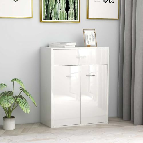 KTHLBRH Sideboard Hochglanz-Weiß gartenschrank flurschrank for Schlafzimmer Innenraum 60x30x75 cm Holzwerkstoff KTHLBRH Sideboard Hochglanz-Weiß gartenschrank flurschrank for Schlafzimmer Innenraum 60x30x75 cm Holzwerkstoff von KTHLBRH