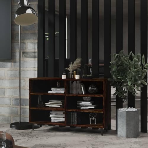 KTHLBRH Sideboard Räuchereiche Schrank gartenschrank for Wohnzimmer Schlafzimmer 103,5x35x70 cm Holzwerkstoff KTHLBRH Sideboard Räuchereiche Schrank gartenschrank for Wohnzimmer Schlafzimmer 103,5x35x70 cm Holzwerkstoff von KTHLBRH