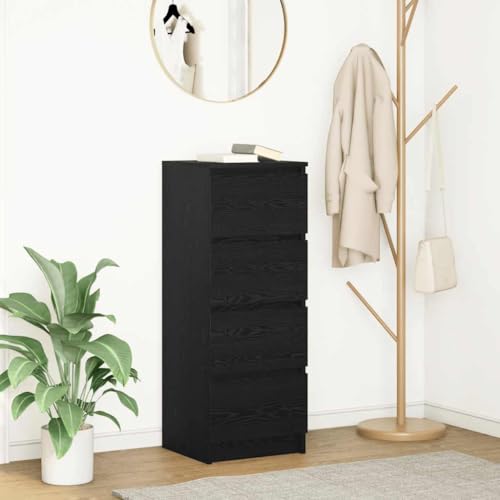 KTHLBRH Sideboard Schwarz Eichen-Optik flurschrank kommoden for Innenraum Büro 37,5x35x99 cm Holzwerkstoff KTHLBRH Sideboard Schwarz Eichen-Optik flurschrank kommoden for Innenraum Büro 37,5x35x99 cm Holzwerkstoff von KTHLBRH