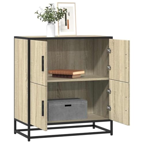 KTHLBRH Sideboard Sonoma-Eiche gartenschrank sideboards for Büro Innenraum 68x35x76 cm Holzwerkstoff KTHLBRH Sideboard Sonoma-Eiche gartenschrank sideboards for Büro Innenraum 68x35x76 cm Holzwerkstoff von KTHLBRH