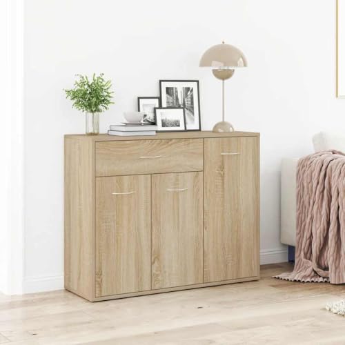 KTHLBRH Sideboard Sonoma-Eiche kleiderschrank Schrank for Schlafzimmer Büro 88x30x70 cm Holzwerkstoff KTHLBRH Sideboard Sonoma-Eiche kleiderschrank Schrank for Schlafzimmer Büro 88x30x70 cm Holzwerkstoff von KTHLBRH