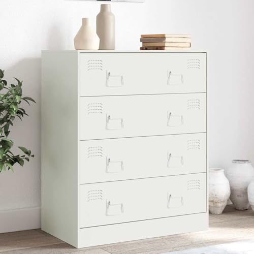 KTHLBRH Sideboard Weiß gartenschrank kleiderschrank for Büro Wohnzimmer 67x39x83 cm Stahl KTHLBRH Sideboard Weiß gartenschrank kleiderschrank for Büro Wohnzimmer 67x39x83 cm Stahl von KTHLBRH