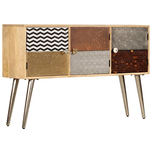 KTHLBRH Sideboard gartenschrank gartenschrank for Büro Wohnzimmer 120 x 30 x 75 cm Massivholz Mango KTHLBRH Sideboard gartenschrank gartenschrank for Büro Wohnzimmer 120 x 30 x 75 cm Massivholz Mango von KTHLBRH