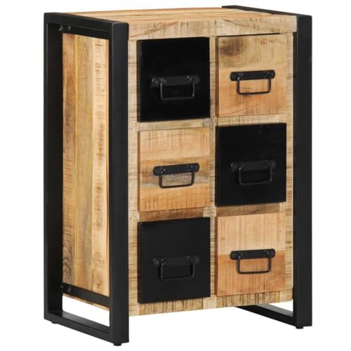KTHLBRH Sideboard gartenschrank gartenschrank for Schlafzimmer Innenraum 50x35x70 cm Raues Mangoholz KTHLBRH Sideboard gartenschrank gartenschrank for Schlafzimmer Innenraum 50x35x70 cm Raues Mangoholz von KTHLBRH