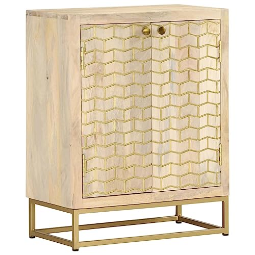 KTHLBRH Sideboard mit 2 Türen gartenschrank flurschrank for Büro Wohnzimmer 55x30x70 cm Massivholz Mango KTHLBRH Sideboard mit 2 Türen gartenschrank flurschrank for Büro Wohnzimmer 55x30x70 cm Massivholz Mango von KTHLBRH