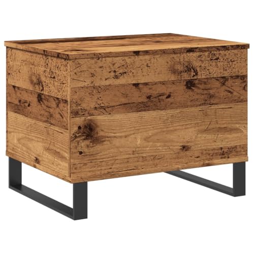 KTHLBRH Stubentisch Beistelltisch Couch Kleine Beistelltische Kleines Regal - Couchtisch Altholz-Optik 60x44,5x45 cm Holzwerkstoff für Küche Wohnzimmer Balkon Garten KTHLBRH Stubentisch Beistelltisch Couch Kleine Beistelltische Kleines Regal - Couchtisch Altholz-Optik 60x44,5x45 cm Holzwerkstoff für Küche Wohnzimmer Balkon Garten von KTHLBRH