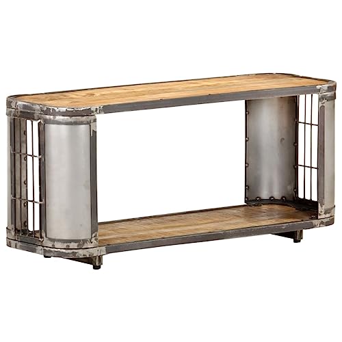 KTHLBRH TV-Schrank HiFi Rack kommode Fernsehtisch tv Cabinet 90x30x40 cm Massivholz Mango von KTHLBRH