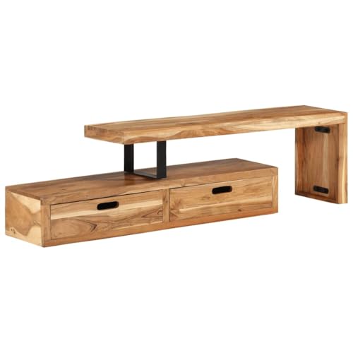 KTHLBRH TV-Schrank Massivholz Akazie Antik TV-Tisch aus Massivholz mit Stauraum und Stabiler Oberplatte KTHLBRH TV-Schrank Massivholz Akazie Antik TV-Tisch aus Massivholz mit Stauraum und Stabiler Oberplatte von KTHLBRH