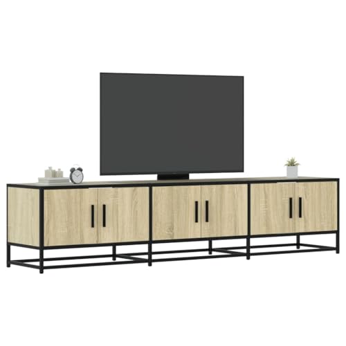 KTHLBRH TV-Schrank Sonoma-Eiche Fernseher Tisch tv Board Fernseher Schrank hängeschrank 180x35x41 cm Holzwerkstoff von KTHLBRH