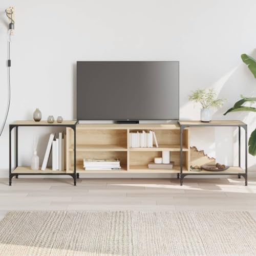 KTHLBRH TV-Schrank Sonoma-Eiche Fernsehmöbel Medienschrank für Wohnzimmer Büro 203x37x50 cm Holzwerkstoff KTHLBRH TV-Schrank Sonoma-Eiche Fernsehmöbel Medienschrank für Wohnzimmer Büro 203x37x50 cm Holzwerkstoff von KTHLBRH