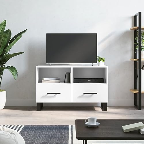 KTHLBRH TV-Schrank Weiß hängeschrank tv Bank Fernseher Schrank tv Regal 80x36x50 cm Holzwerkstoff KTHLBRH TV-Schrank Weiß hängeschrank tv Bank Fernseher Schrank tv Regal 80x36x50 cm Holzwerkstoff von KTHLBRH
