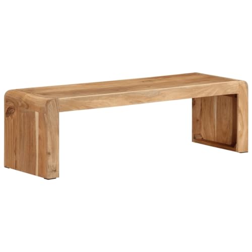 KTHLBRH TV-Ständer Fernseher kommode lowboard Fernsehtisch Sideboard Wohnzimmer 110x33x33 cm Massivholz Akazie von KTHLBRH