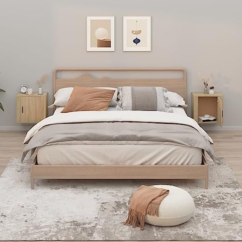 KTHLBRH Wand-Nachttische 2 STK. Sonoma-Eiche nachtschrank beistelltisch for Zimmer Wohnzimmer 50x30x47 cm KTHLBRH Wand-Nachttische 2 STK. Sonoma-Eiche nachtschrank beistelltisch for Zimmer Wohnzimmer 50x30x47 cm von KTHLBRH