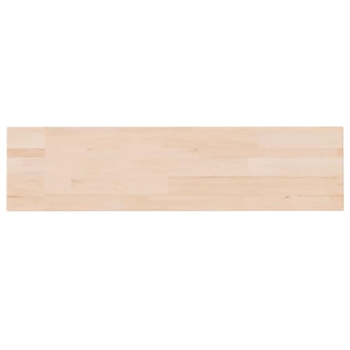 KTHLBRH Wandboard Wandregal Klein Küchenregal Wand Regale Wand - Regalboden 80x20x1,5 cm Unbehandeltes Massivholz Eiche für Schlafzimmer Küchen Büro Wohnzimmer KTHLBRH Wandboard Wandregal Klein Küchenregal Wand Regale Wand - Regalboden 80x20x1,5 cm Unbehandeltes Massivholz Eiche für Schlafzimmer Küchen Büro Wohnzimmer von KTHLBRH