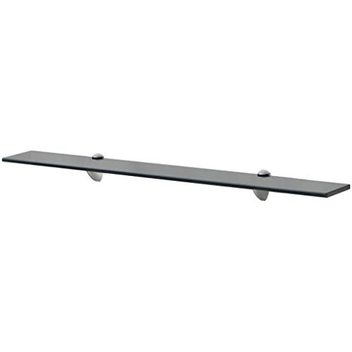 KTHLBRH Wandregal Badezimmer Schweberegale Bücherregal Wand Wandregal Küche - Schweberegale 2 STK. Glas 80x20 cm 8 mm für Badezimmer Schlafzimmer Büro Balkon von KTHLBRH