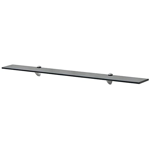 KTHLBRH Wandregal Badezimmer Schweberegale Bücherregal Wand Wandregal Küche - Schweberegale 2 STK. Glas 90x20 cm 8 mm für Badezimmer Schlafzimmer Büro Balkon von KTHLBRH