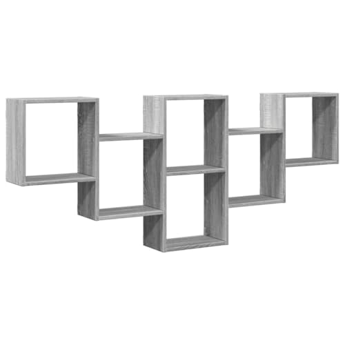 KTHLBRH Wandregal Schwebend Badregal Badezimmer Regal Regale Wand - Wandregal Grau Sonoma 159x18x66 cm Holzwerkstoff für Schlafzimmer Büro Badezimmer Küchen KTHLBRH Wandregal Schwebend Badregal Badezimmer Regal Regale Wand - Wandregal Grau Sonoma 159x18x66 cm Holzwerkstoff für Schlafzimmer Büro Badezimmer Küchen von KTHLBRH