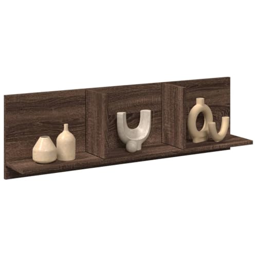 KTHLBRH Wandschrank Aufbewahrungsregal Regal für Büro Bad 100x16,5x30 cm Braun Eichen-Optik Holzwerkstoff KTHLBRH Wandschrank Aufbewahrungsregal Regal für Büro Bad 100x16,5x30 cm Braun Eichen-Optik Holzwerkstoff von KTHLBRH