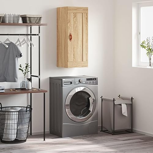 KTHLBRH Wandschrank Sonoma-Eiche flurschrank kleiderschrank for Wohnzimmer Innenraum 34,5x34x90 cm Holzwerkstoff KTHLBRH Wandschrank Sonoma-Eiche flurschrank kleiderschrank for Wohnzimmer Innenraum 34,5x34x90 cm Holzwerkstoff von KTHLBRH