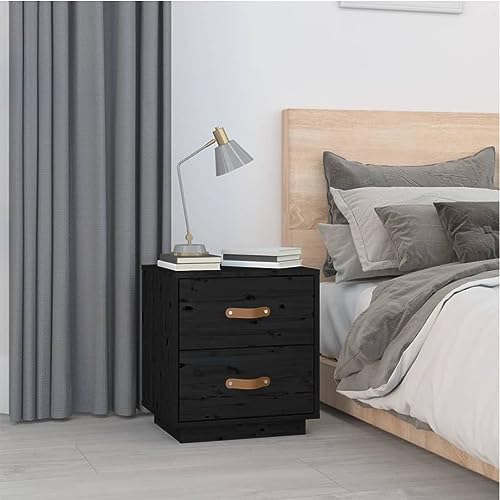 Nachttisch Schwarz nachttisch nachtschrank for Schlafzimmer Zimmer 40x34x45 cm Massivholz Kiefer Nachttisch Schwarz nachttisch nachtschrank for Schlafzimmer Zimmer 40x34x45 cm Massivholz Kiefer von KTHLBRH