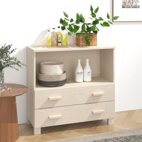 Sideboard HAMAR Honigbraun kleiderschrank gartenschrank for Innenraum Schlafzimmer 85x35x80 cm Massivholz Kiefer Sideboard HAMAR Honigbraun kleiderschrank gartenschrank for Innenraum Schlafzimmer 85x35x80 cm Massivholz Kiefer von KTHLBRH