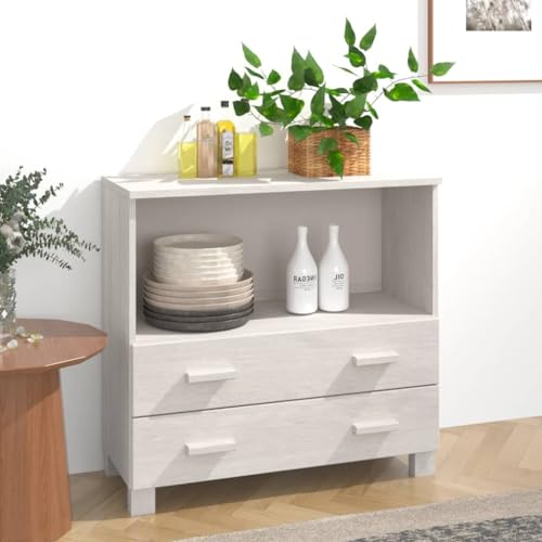 Sideboard HAMAR Weiß kommoden sideboards for Innenraum Wohnzimmer 85x35x80 cm Massivholz Kiefer Sideboard HAMAR Weiß kommoden sideboards for Innenraum Wohnzimmer 85x35x80 cm Massivholz Kiefer von KTHLBRH
