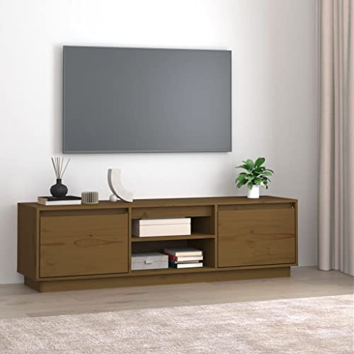 TV-Schrank Honigbraun tv kommode tv Board wohnzimmerschrank hängeschrank 140x35x40 cm Massivholz Kiefer TV-Schrank Honigbraun tv kommode tv Board wohnzimmerschrank hängeschrank 140x35x40 cm Massivholz Kiefer von KTHLBRH