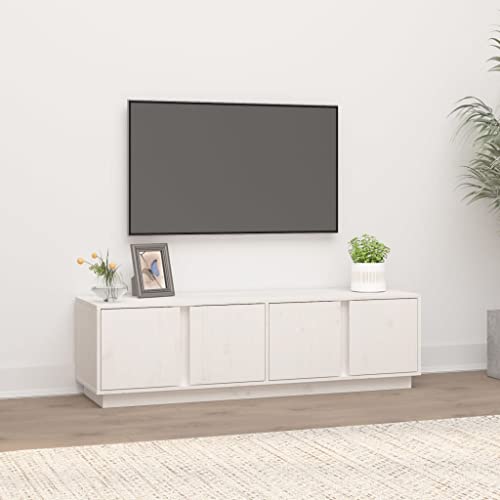 TV-Schrank Weiß Sideboard hängend hängeschrank tv unterschrank Fernseher kommode 140x40x40 cm Massivholz Kiefer TV-Schrank Weiß Sideboard hängend hängeschrank tv unterschrank Fernseher kommode 140x40x40 cm Massivholz Kiefer von KTHLBRH