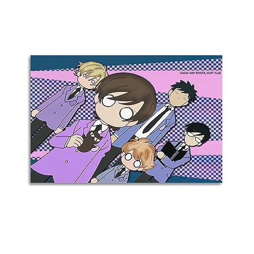 KTIN Anime Poster Ouran High School Host Club Pr Department Poster Dekorative Malerei Leinwand Wandposter und Kunstdruck Modern Familie Schlafzimmer Dekor Poster 60 x 90 cm von KTIN