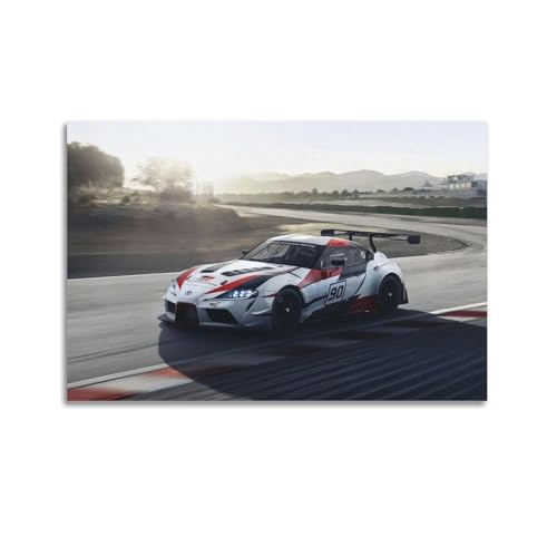 KTIN JDM Sportwagen-Poster GR Supra Racing Concept Poster, dekorative Malerei, Leinwand, Wandposter und Kunstdruck, modernes Familienschlafzimmer-Dekor-Poster, 40 x 60 cm von KTIN