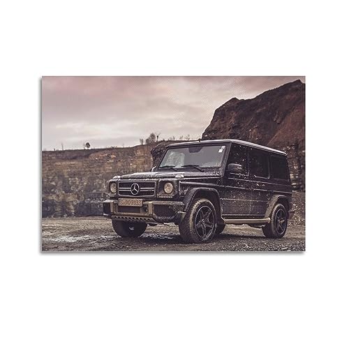 KTIN Luxuriöses Supercar-Poster G-Klasse AMG G63 Geländewagen, dekoratives Gemälde, Leinwand-Wandposter und Kunstdruck, modernes Familienschlafzimmer-Dekor-Poster, 60 x 90 cm von KTIN