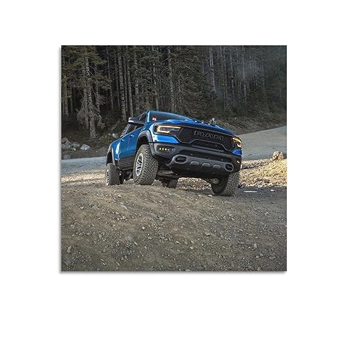 KTIN Muscle Car Pickup Poster Dodge Ram 1500 Trx 15 x 6 Off Road SUV Poster Dekorative Malerei Leinwand Wandposter und Kunstdruck Moderne Familie Schlafzimmer Dekor Poster 70 x 70 cm von KTIN