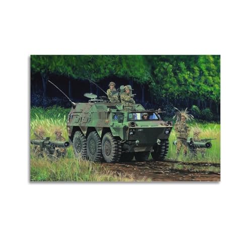 KTIN WWII Poster JGSDF Typ 82 Kommandoposten-Poster, dekoratives Gemälde, Leinwand-Wandposter und Kunstdruck, modernes Familienschlafzimmer-Dekor-Poster, 30 x 45 cm KTIN WWII Poster JGSDF Typ 82 Kommandoposten-Poster, dekoratives Gemälde, Leinwand-Wandposter und Kunstdruck, modernes Familienschlafzimmer-Dekor-Poster, 30 x 45 cm von KTIN