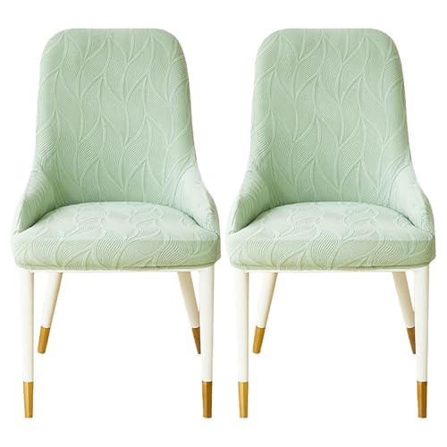 2er-Pack Ohrensessel-Schoner Mit Ergonomischer Kontur – Schonbezüge Aus Hochwertigem Stretchgewebe, Pflegeleichter Möbelschutz For Den Einsatz Zu Hause Und Im Gastgewerbe(Light Green,Set of 2) von KTLCNDF
