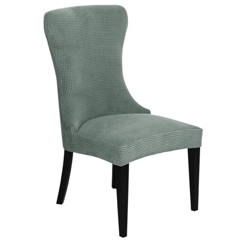 KTLCNDF 2-teilige Stretch-Schonbezüge for Ohrensessel – Weicher Spandex-Stoff, Maschinenwaschbar, Hellgrüne Akzentbezüge for Wohn- Und Esszimmer(Light Green,Set of 1) von KTLCNDF